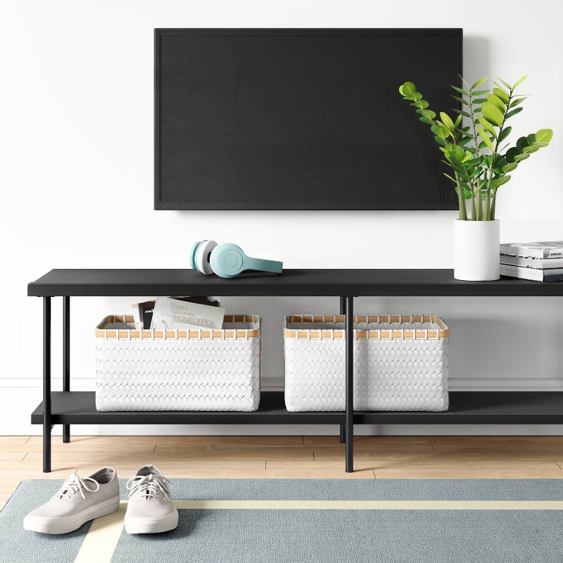 Wood and Metal TV Stand for TVs up to 60" - Room Essentials™, 3 of 16