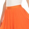 White Mark Women's Chiffon Pleated Midi Skirt - 4 of 4