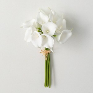 Sullivans 15" Artificial White Cala Lily Bush - 1 of 3