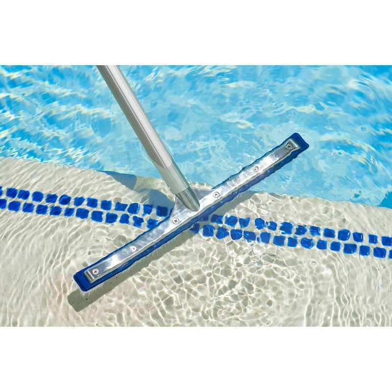 Poolmaster Classic 18&#39;&#39; Aluminum Back Swimming Pool Brush for Inground and Above Ground Pools, 4 of 9