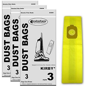 EnviroCare Replacement Vacuum Cleaner Dust Bags compatible with Kirby Style 3 Heritage II Series Uprights 9 Bags - 1 of 4