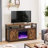 Tangkula 18" Electric Fireplace Insert w/Remote Control Adjustable Flame Color Brightness - 3 of 4
