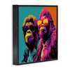 Stupell Industries Pop Style Gorilla Duo, 24" x 24" - 3 of 4