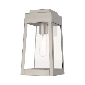 Livex Lighting Oslo 1 - Light Wall Light in  Brushed Nickel - 1 of 2