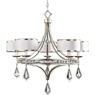 Uttermost Tamworth 34" Wide Silver Champagne Chandelier