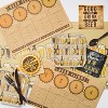 48ct "Hoppy Birthday" Beverage Napkins: Creative Converting, Paper, Square, Typography, Birthday Party, Brown & Yellow - 3 of 3