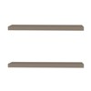 FONTOI 2PCS Storage Shelf Wall Mounted, Floating Shelf for Living Room Bathroom, Home Decor, Taupe, 31.5"*1.5"*9.8" - 4 of 4