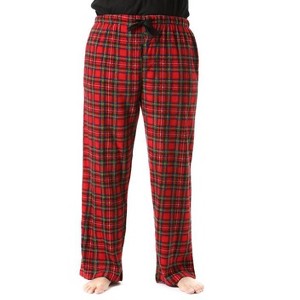 #followme Men's Microfleece Pajamas - Plaid Pajama Pants for Men - Lounge & Sleep PJ Bottoms - 1 of 3