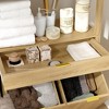 Famapy Natural Wood Bathroom Laundry Tower with Dawer and Open Shelves,Tilt-Out Hampers,Bathroom & Laundry Room Storage Cabinet - 4 of 4