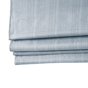 Gracie Mills Calyx Textured Room Darkening Cordless Roman Window Shade - 1 of 4