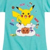 Girls' - Pokémon - Gotta Eat Em All Fitted Short Sleeve Graphic T-Shirt - 2 of 4