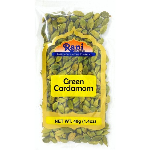 Rani Green Cardamom Pods Spice (Hari Elachi) 1.4oz (40g) ~ All