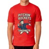 4th Of July T-Shirt Men's Washington Pitchin' Rockets Funny Tee - 2 of 4