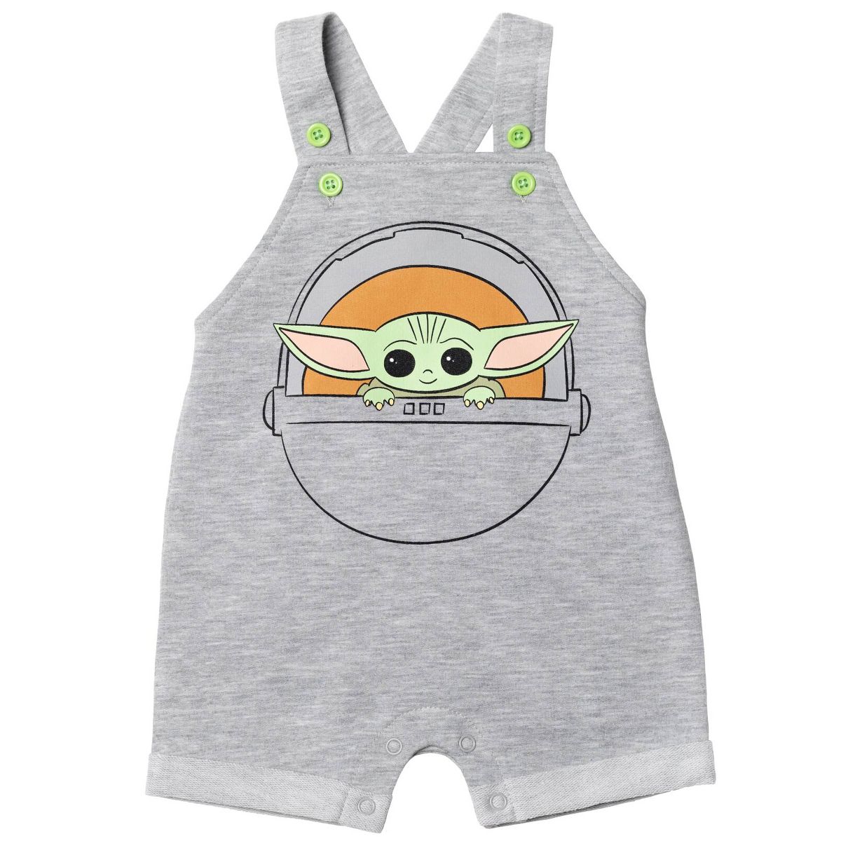 Star Wars Baby Boys' Shortall T-Shirt and Bucket Hat Set Newborn to Infant - thumbnail 5