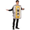 Imposta Costumes Adult Mix Tape Costume Tunic Gray One Size - 4 of 4