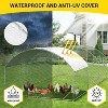 Acekool Large Metal Chicken Coop 9.8x6.5x6.5ft, Walk-in Poultry Cage with Waterproof UV Roof, Double Lock Doors, Outdoor Run for Chickens & Ducks - 4 of 4