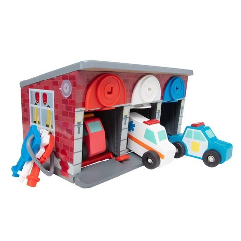 Melissa and doug hot sale rescue vehicle carrier