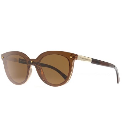 Privé Revaux The Casablanca  Unisex Round Polarized Sunglasses Chestnut Brown 143mm