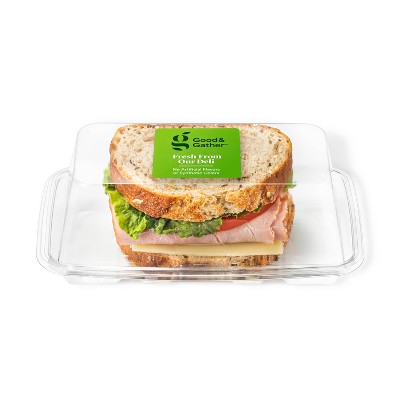 Ham and Swiss Sandwich - 8oz - Good &#38; Gather&#8482;