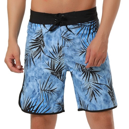 Lars Amadeus Men's Printed Swim Shorts Summer Pattern Beach Surfing ...