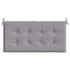 vidaXL Outdoor Garden Bench Cushion - Gray Oxford Fabric Seat Cushion, Comfortable Foam Fiber Filling, Ideal Size 39.4"x19.7"x1.2" - 4 of 4