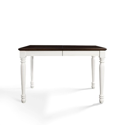 Shelby Extendable Solid Hardwood Dining Table in Antique White