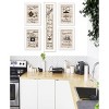 Kitchen Friendship Collection 5-Piece Vignette By Trendy Decor 4U, White Frame - 2 of 3