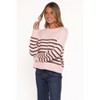 Eleanora Striped Knit Pullover Sweater - 2 of 4