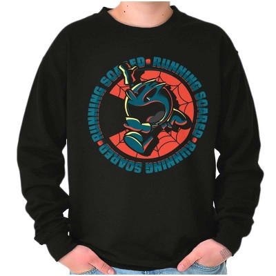 PACMAN Halloween Running Scared Sweatshirt for Men or Women Brisco Brands