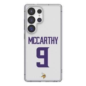 NFL Minnesota Vikings Players Game Tactic Clear Cell Phone Case for Samsung Galaxy - 1 of 4