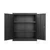 Okak Metal Storage Cabinet with Locking Doors and Adjustable Shelf, Folding Cabinet, Cabinet for Home Office,School,Garage - 2 of 4