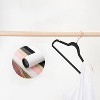 HOUSE DAY 17.5 Inch Gold Hook Velvet Hangers - 4 of 4