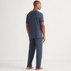 Lands' End Men's Short Sleeve Cooling Knit V-Neck Pajama Set - 2 of 4