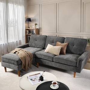 XIZZI Modular Sectional Sofas for Living Room, Modern L-Shaped Couch High Density Sponges Breathable Fabric - 1 of 4