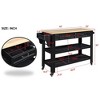 NicBex 57Inch Rolling Kitchen Island - 3 of 3