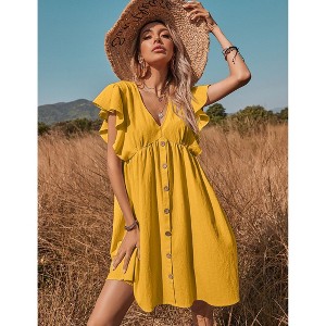 babydoll dress flowy Bella Strapless Babydoll Mini Dress