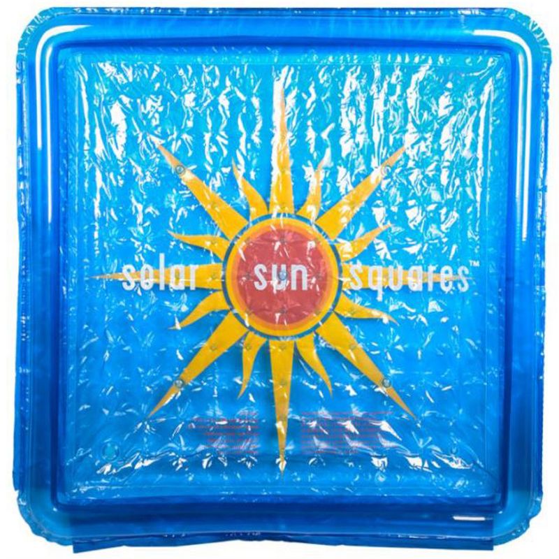 Solar Sun Rings SSSA-SB-02 UV Resistant Above Ground Inground Swimming Pool Hot Tub Spa Heating Accessory Square Heater Solar Cover, Sunburst, 1 of 7