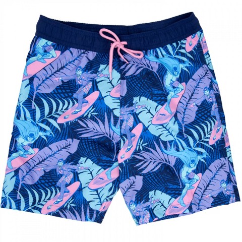 Batman Mens Batman Tropical Pattern Board Shorts - XLarge (40-42)