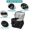 PetAmi Dog Travel Bag, Pet Supplies Organizer with Pockets, Food Container Collapsible Bowls, Gift Accessories Weekend Camping - 4 of 4