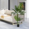 KTMBDW Artificial Palm Tree, Faux Tropical Floor Plant in Pot, Artificial Silk Plant for Home Office Living Room Decor Indoor - 2 of 4