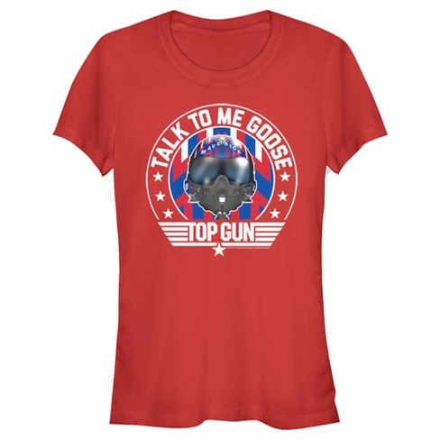 Åbent udsættelse jomfru Junior's Top Gun Maverick Talk To Me Goose T-shirt - Red - Medium : Target