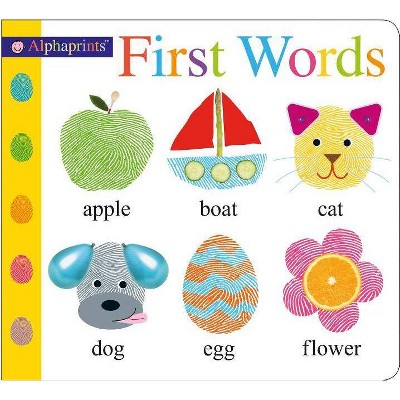 Alphaprints First Words - by  Roger Priddy (Board Book)