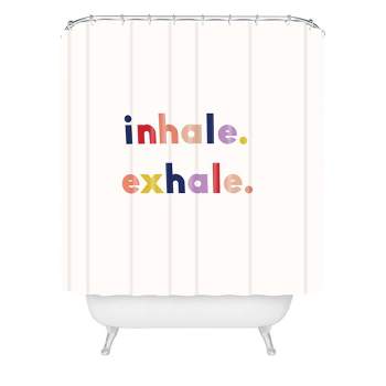 Urban Wild Studio Inhale Exhale Shower Curtain - Deny Designs