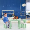Costway 5in1 Kids Activity Table Chair Set AR Function Water Building Block Craft Table - 4 of 4