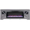 75-Inch Fireplace TV Stand for TVs up to 80" with 44-Inch Electric Fireplace - 3 of 4
