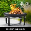 Good Directions Viking 24" Outdoor Fire Pit Black - 2 of 4