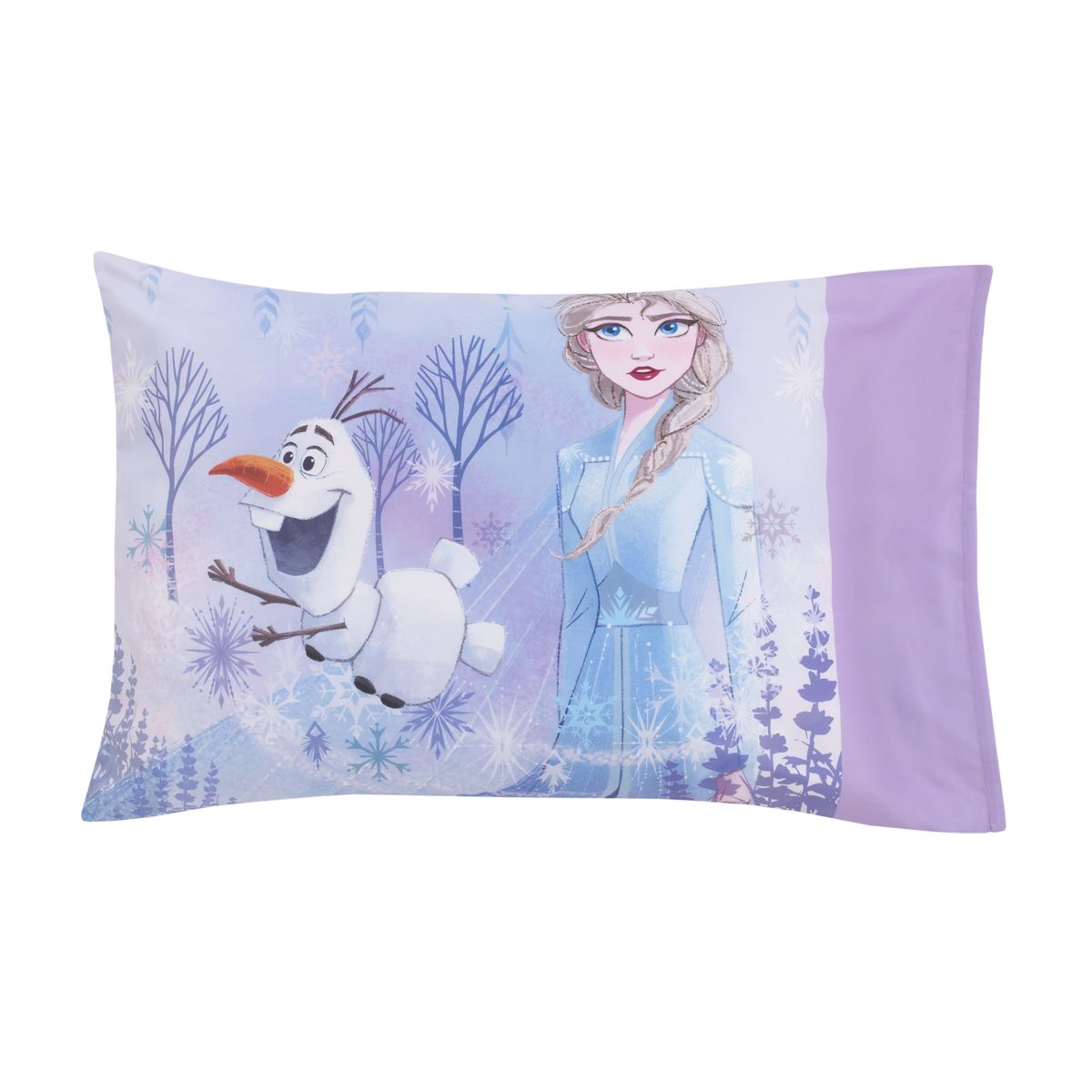 Disney Frozen 2 Lavender, Light Blue and Purple Forest Spirit 4 Piece Toddler Bed Set - thumbnail 5