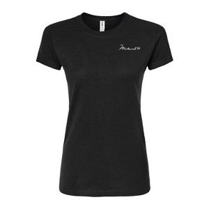 Women's - Muhammad Ali - Ali Greatest Of All Time- Juniors Fitted Short Sleeve Graphic T-Shirt Fitted Graphic T-Shirt - 1 of 2