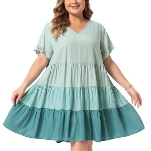 casual babydoll dress SUGARLIPS Women's Cecily Floral Cotton Minidress - White fitting mini dress features a flattering babydoll silhouette Sunshine Pact Babydoll Dress In