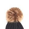 Charles Albert Girl's Soft Feel Yarn Pom Beanies - Kids Winter Hat - 3 of 3